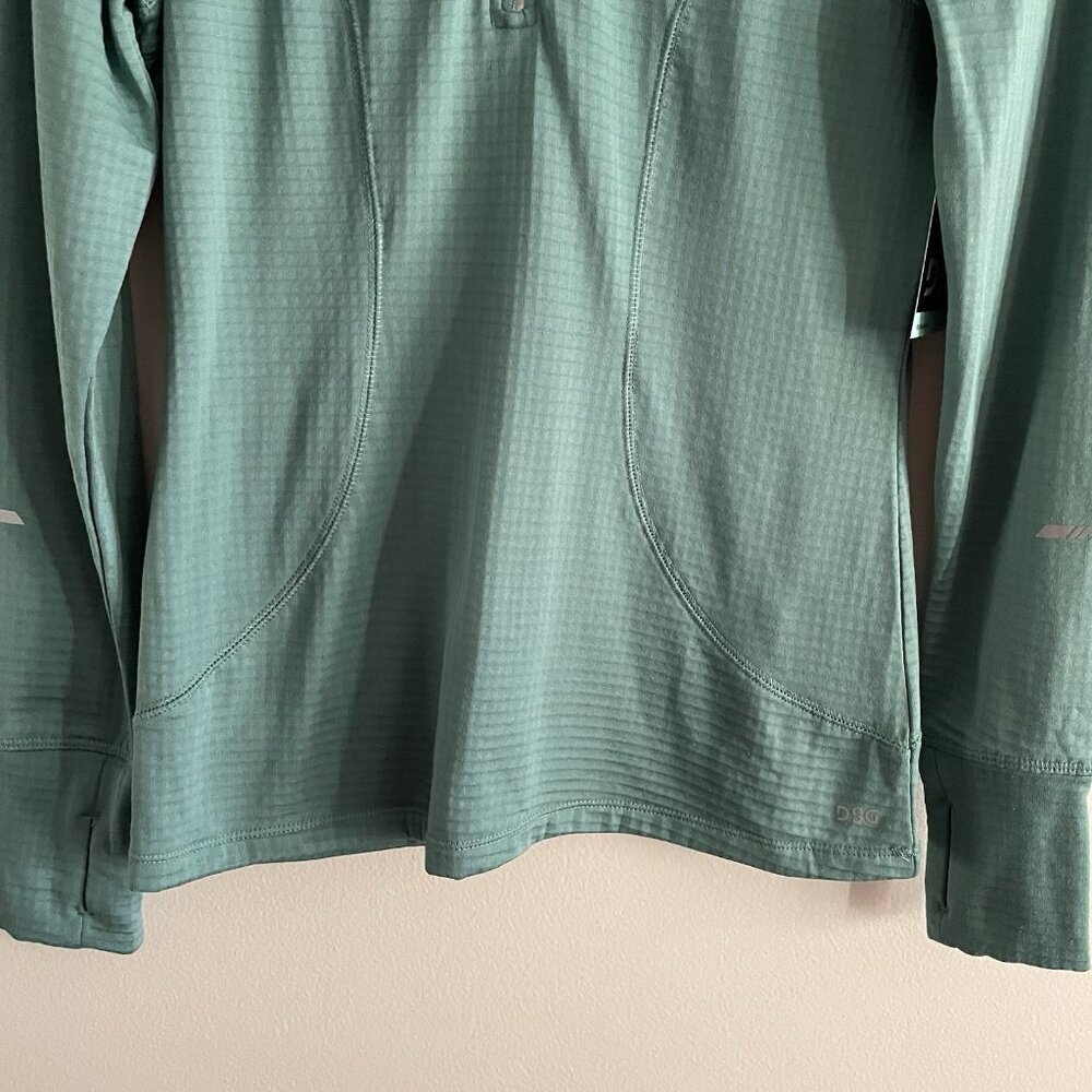 DSG Women S Muted Algae Outdoor Moisture Wicking Run 1/2 Zip Pullover NWT - Picture 3 of 15